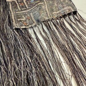 Fringed metallic Isabel Marant pour H&M scarf. Never worn.